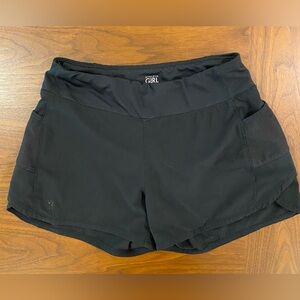 Athleta Girl 3” Black Athletic Shorts